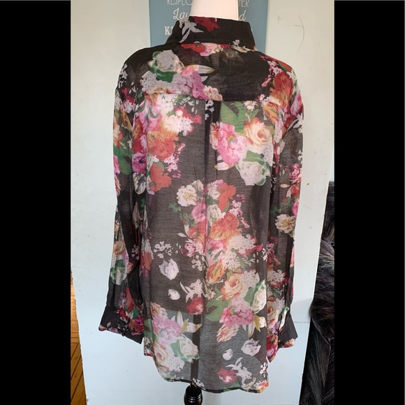 MELANIE LYNE FLORAL SHIRT - Picture 4 of 10